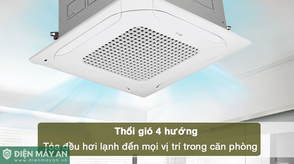 Điều hòa âm trần cassette LG Inverter 48000 BTU 3 pha ZTNQ48LMLA0